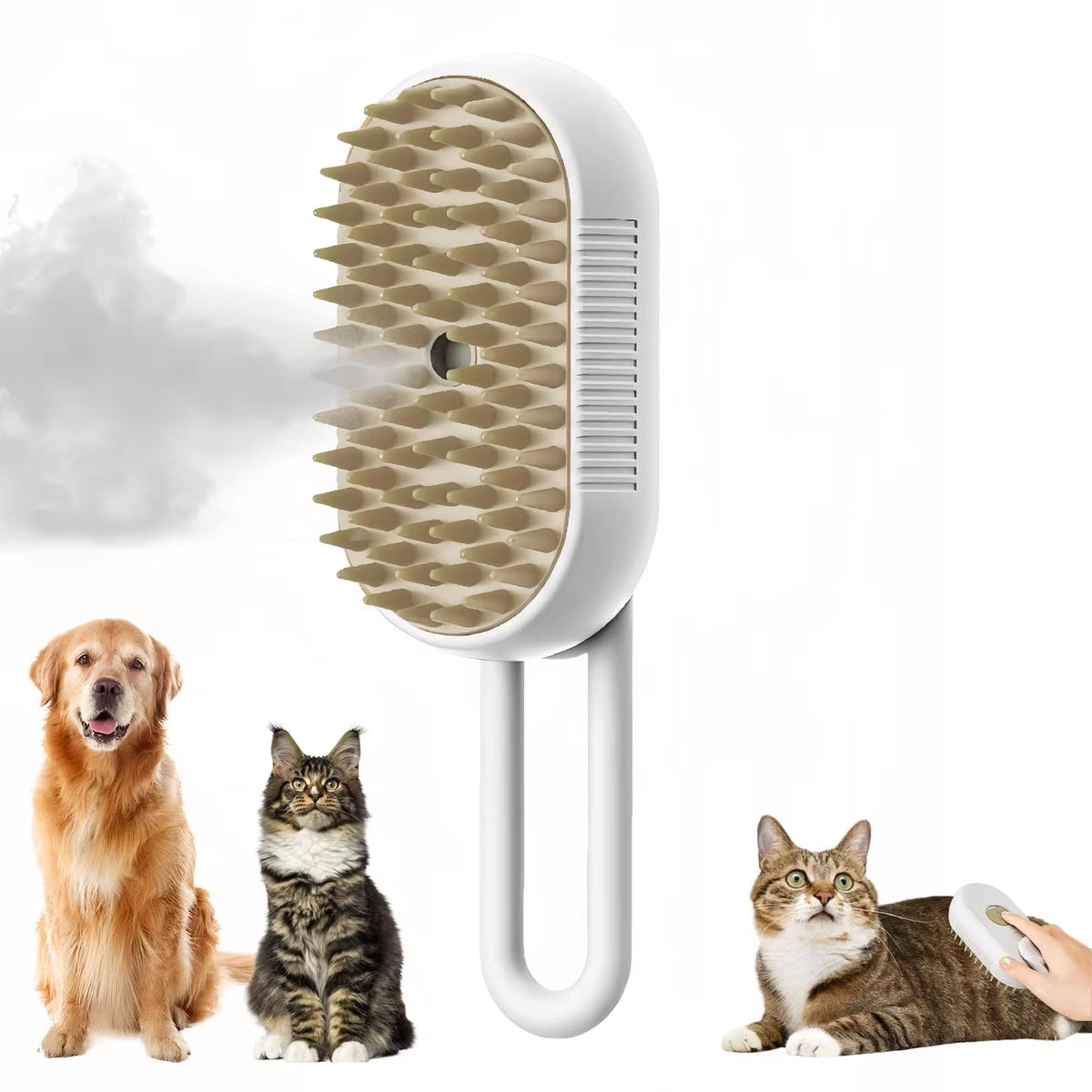 Cepillo De Vapor 3 En 1 Para Perros Y Gatos Mimo