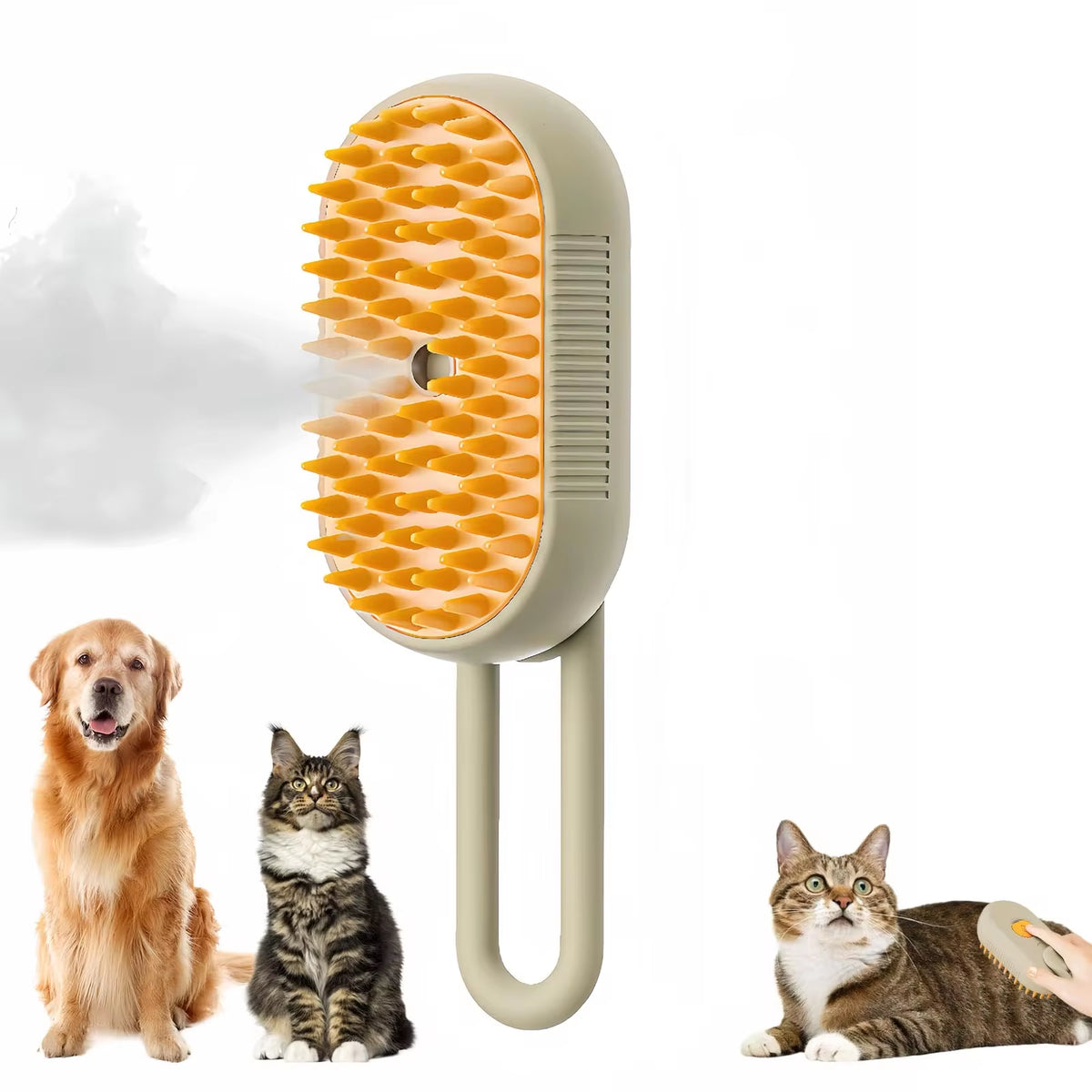 Cepillo De Vapor 3 En 1 Para Perros Y Gatos Mimo